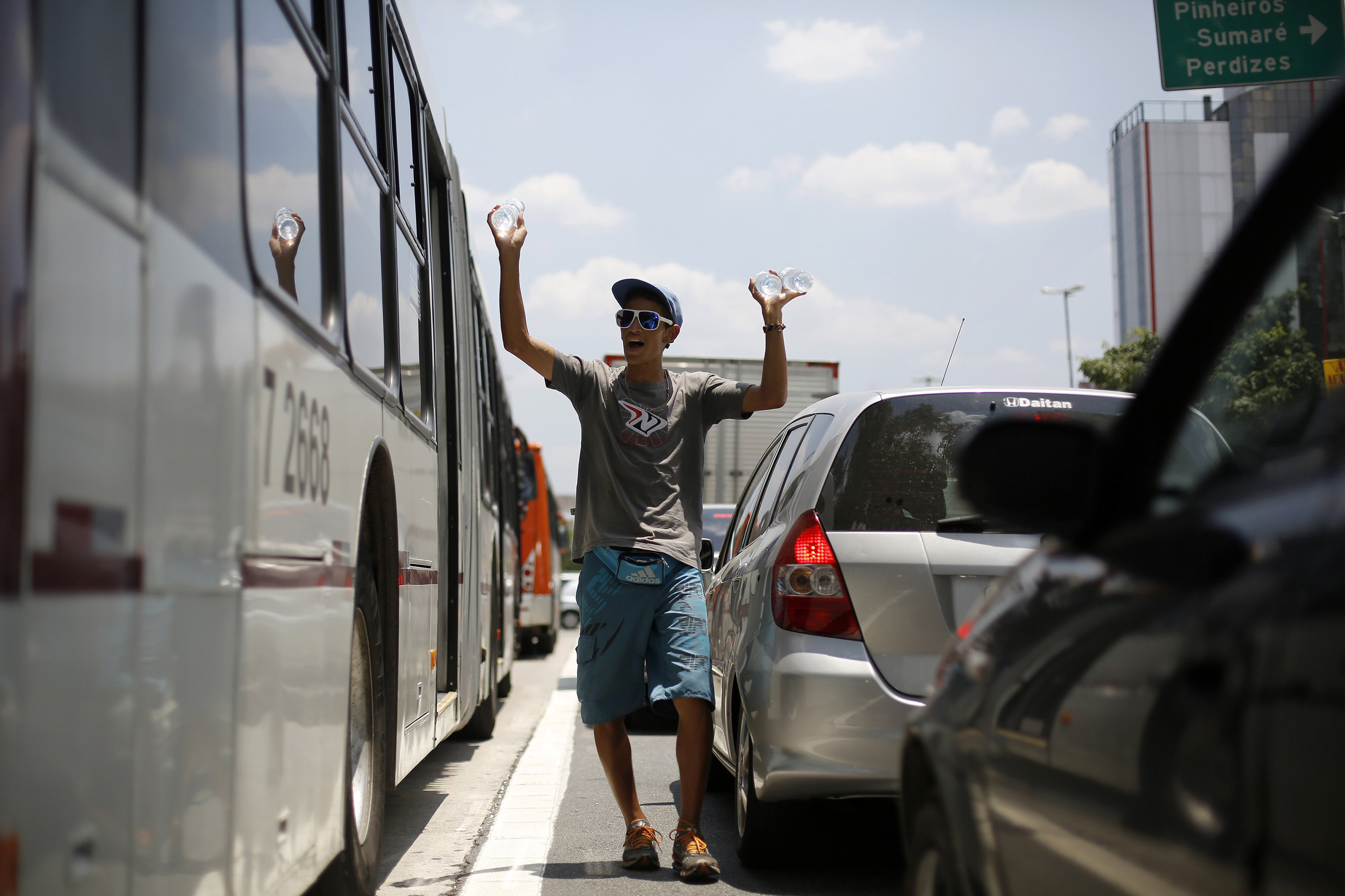 Vendedor ambulante em São Paulo