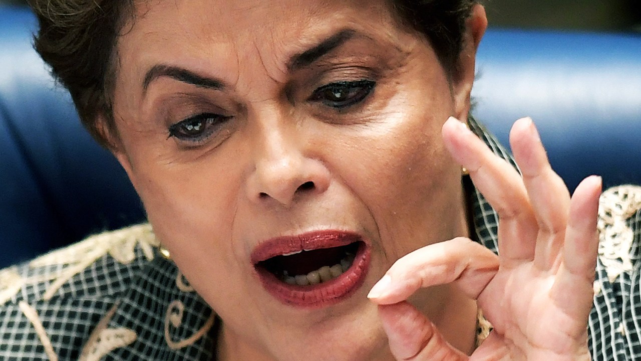 A presidente afastada, Dilma Rousseff