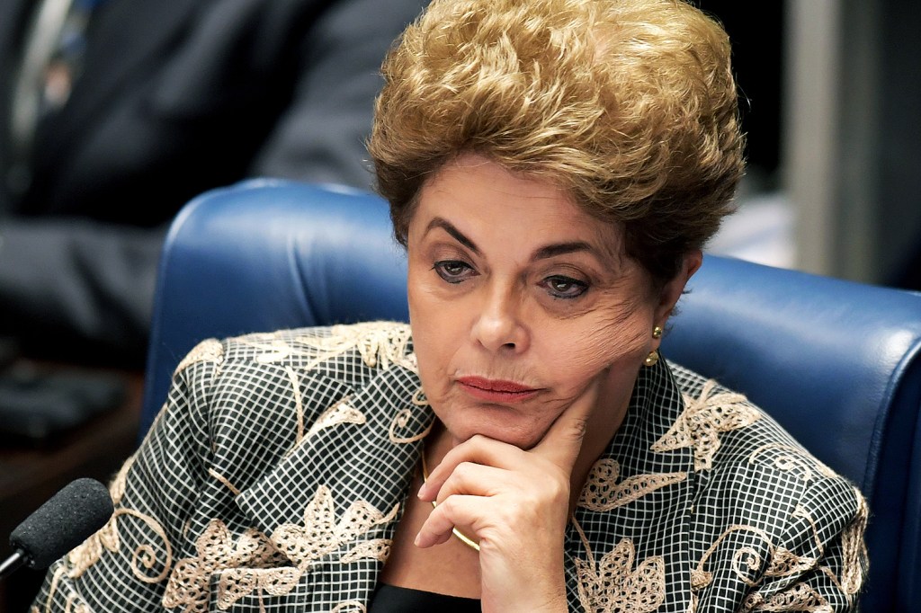 A presidente afastada, Dilma Rousseff