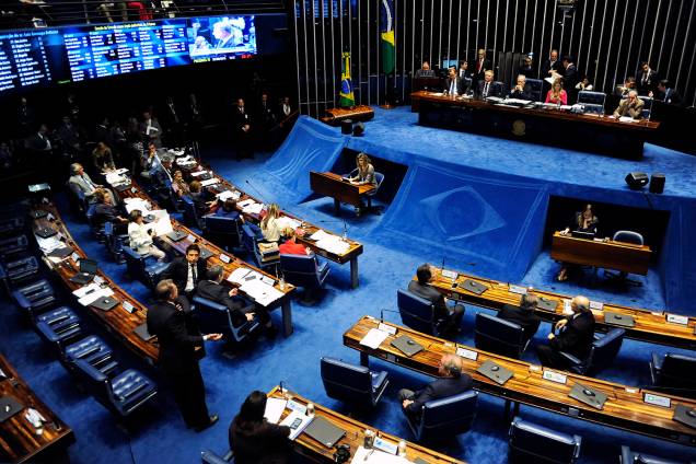 Segundo dia da sessão final de julgamento do pedido de impeachment de Dilma Rousseff - 26/08/2016