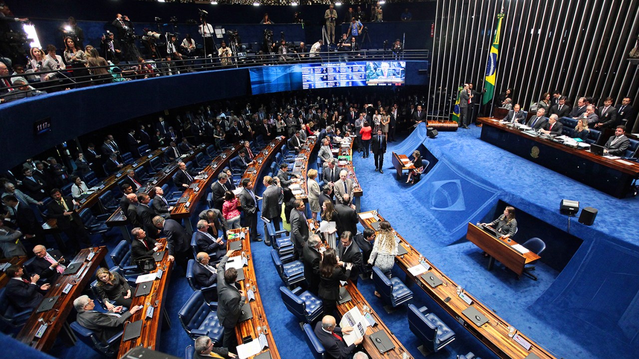 Sessão final de julgamento do processo de impeachment da presidente da República afastada Dilma Rousseff , por crime de responsabilidade - 31/08/2016