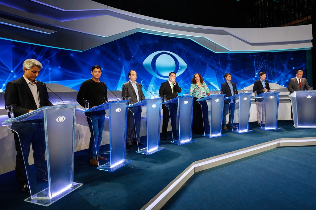 Debate na TV Band para candidatura a Prefeitura do Rio de Janeiro