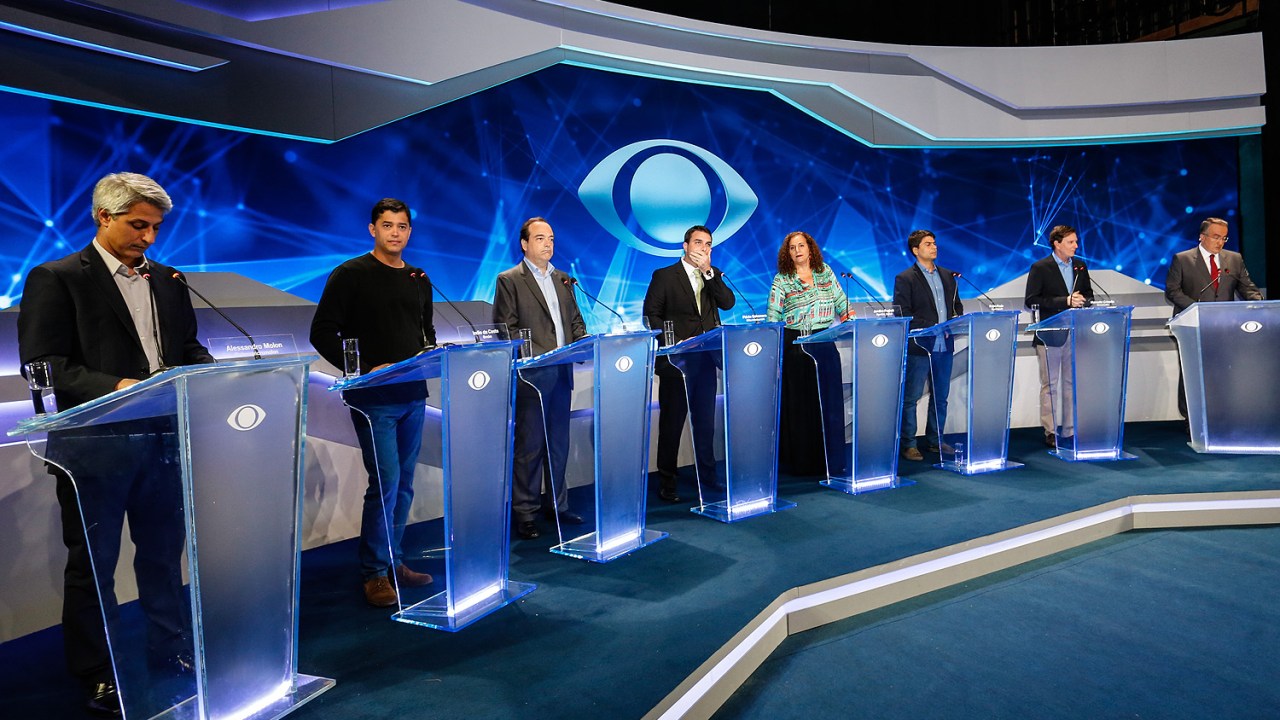 Debate na TV Band para candidatura a Prefeitura do Rio de Janeiro