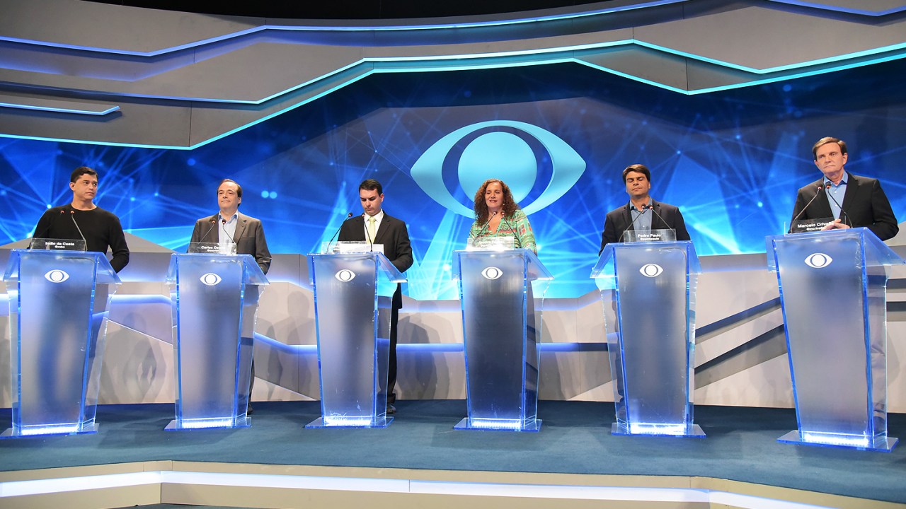 Primeiro debate entre os aspirantes à Prefeitura do Rio de Janeiro