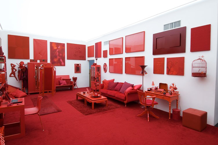 Obra 'Desvio para o Vermelho', de Cildo Meireles Obra 'Desvio para o Vermelho', de Cildo Meireles