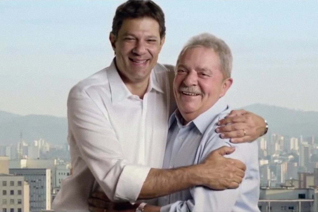 Fernando Haddad e Lula na campanha para Prefeitura de São Paulo em 2012