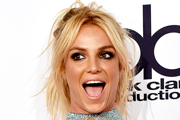 A cantora americana Britney Spears, durante a premiação da Billboard, em Las Vegas - 22/05/2016