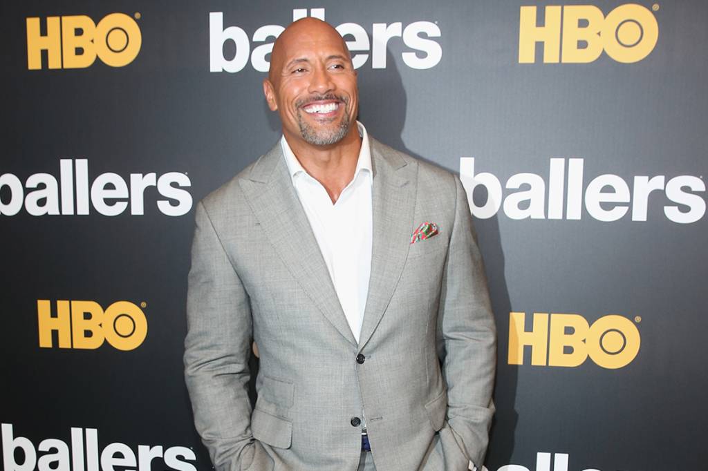 Dwane Johnson comparece à estreia da segunda temporada de Ballers, da HBO
