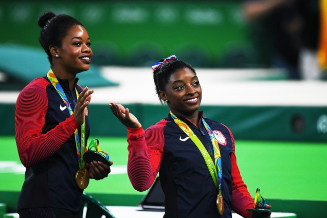 Seleção de ginástica artística dos Estados Unidos conquista a medalha de ouro na final por equipes, nas Olimpíadas Rio 2016
