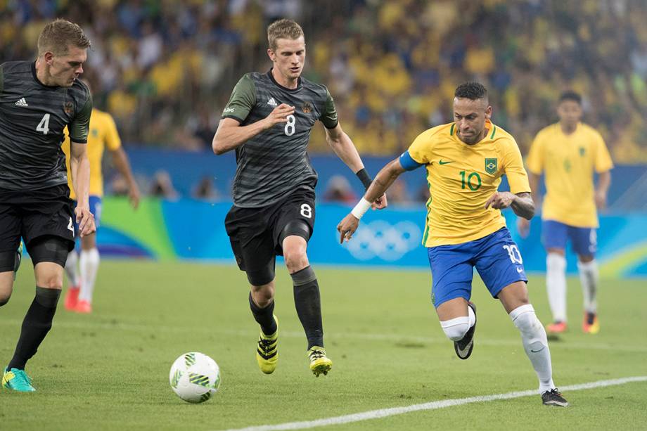 Neymar durante a final contra a Alemanha