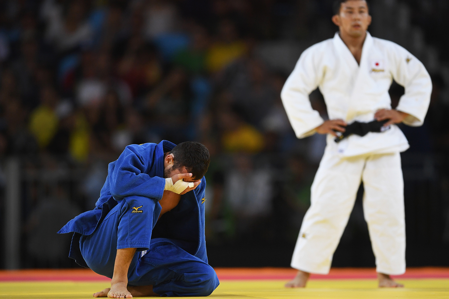 Judô: Orkhan Safarov, do Azerbaijão e Naohisa Takato, do Japão - 06/08/2016