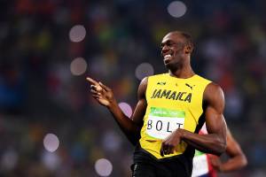 200m masculino – Usain Bolt e Andre De Grasse