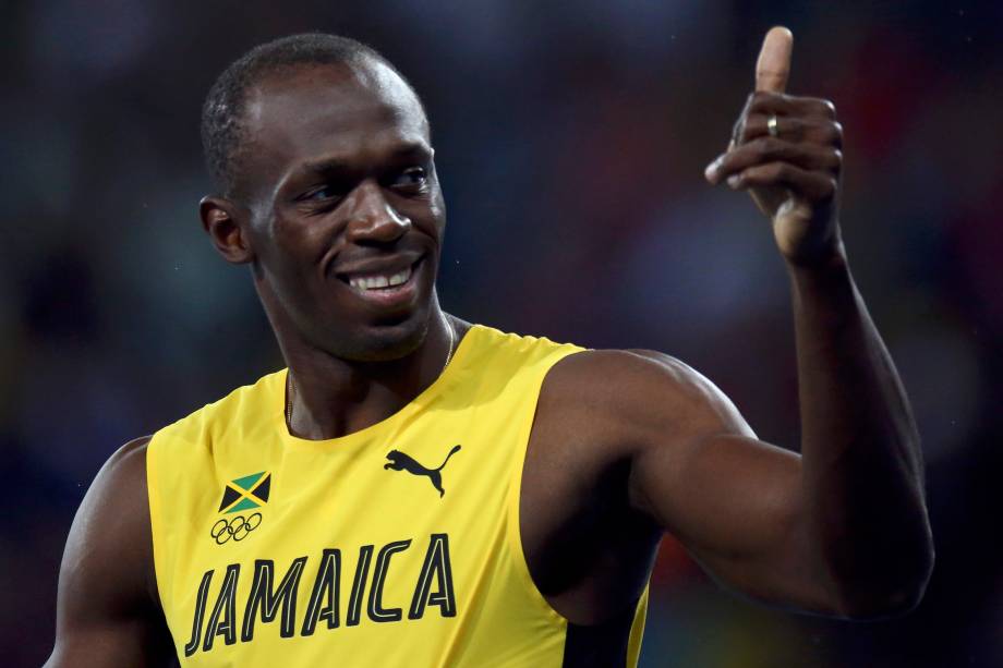 O jamaicano Usain Bolt conquista o tri olímpico nos 200m rasos nos jogos olímpicos Rio-2016