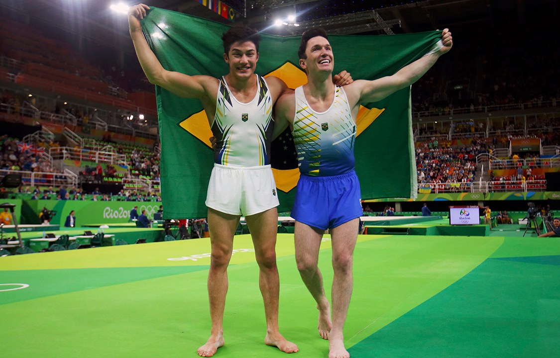 Rio-2016: Diego Hypólito e Artur Mariano ganham medalhas de prata e bronze no solo da ginástica artística - 14/08/2016