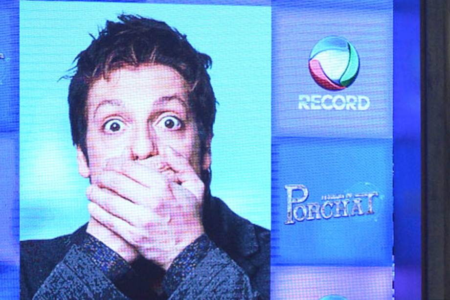 Fábio Porchat abriu coletiva de imprensa no estúdio do seu novo programa de televisão "O Programa do Porchat"
