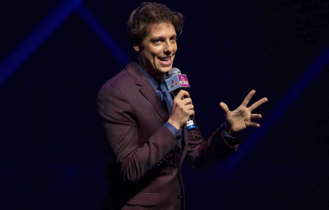 Fábio Porchat durante a segunda edição do Grande Prêmio Risadaria Smiles do Humor Brasileiro, no Auditório Ibirapuera, em São Paulo