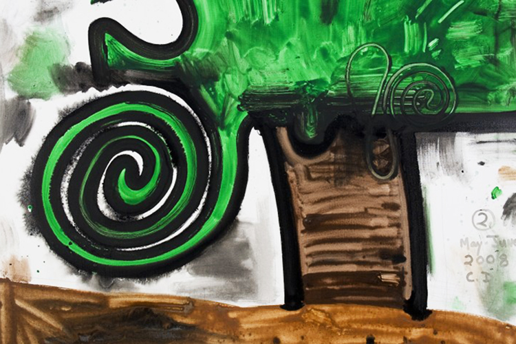 Obra 'Garden', de Carroll Dunham