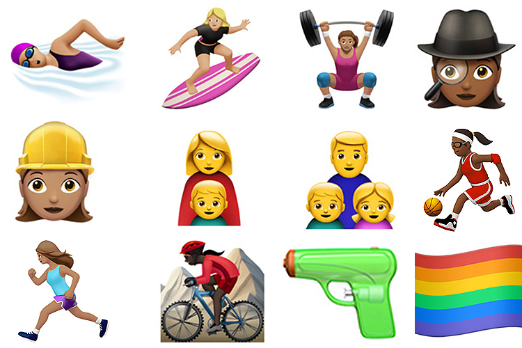 Os novos emojis da Apple