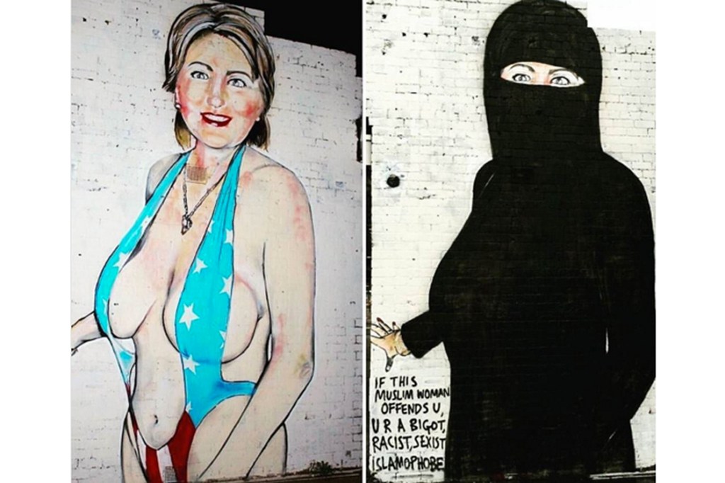 Grafite de Hillary Clinton