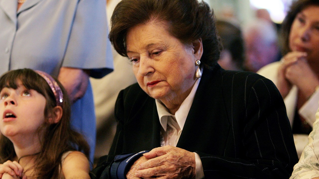 Lucia Hiriart, viúva de Augusto Pinochet - 10/12/2007