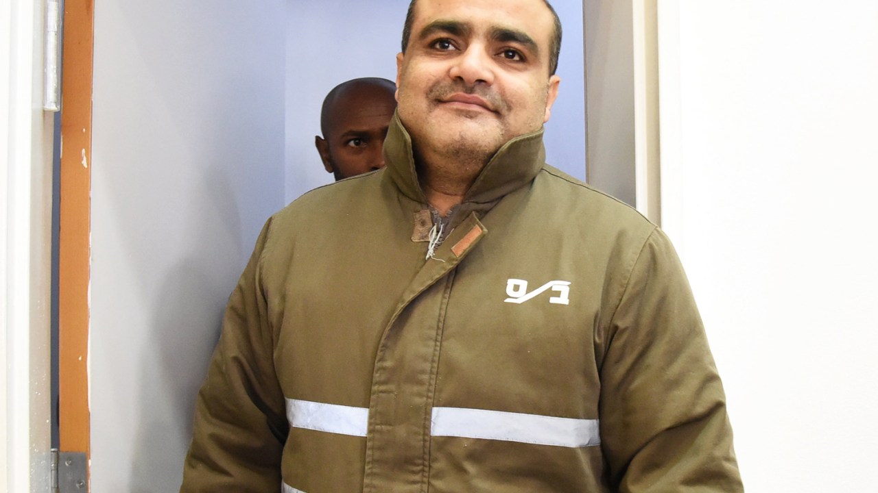 O palestino Mohammad El Halabi, é visto antes de uma audiência no tribunal distrital Beersheba, no sul de Israel - 04/08/2016