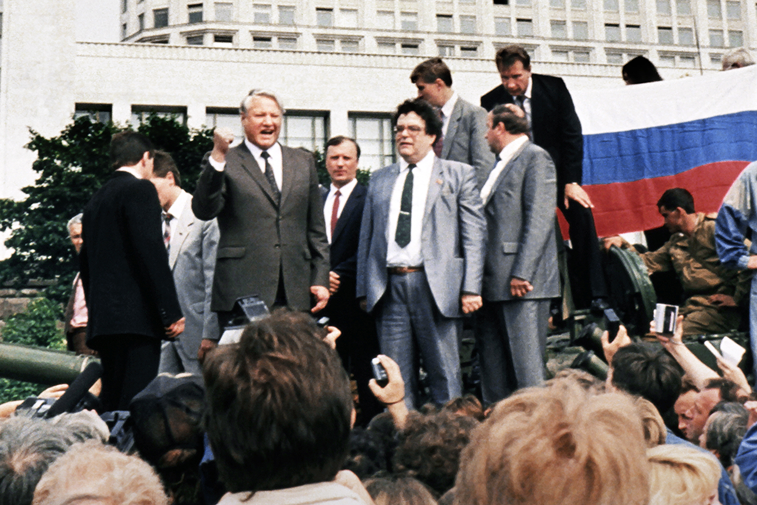 Ельцин 1991 фото