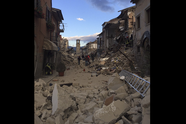 Terremoto atinge a região central da Itália - 24/08/2016