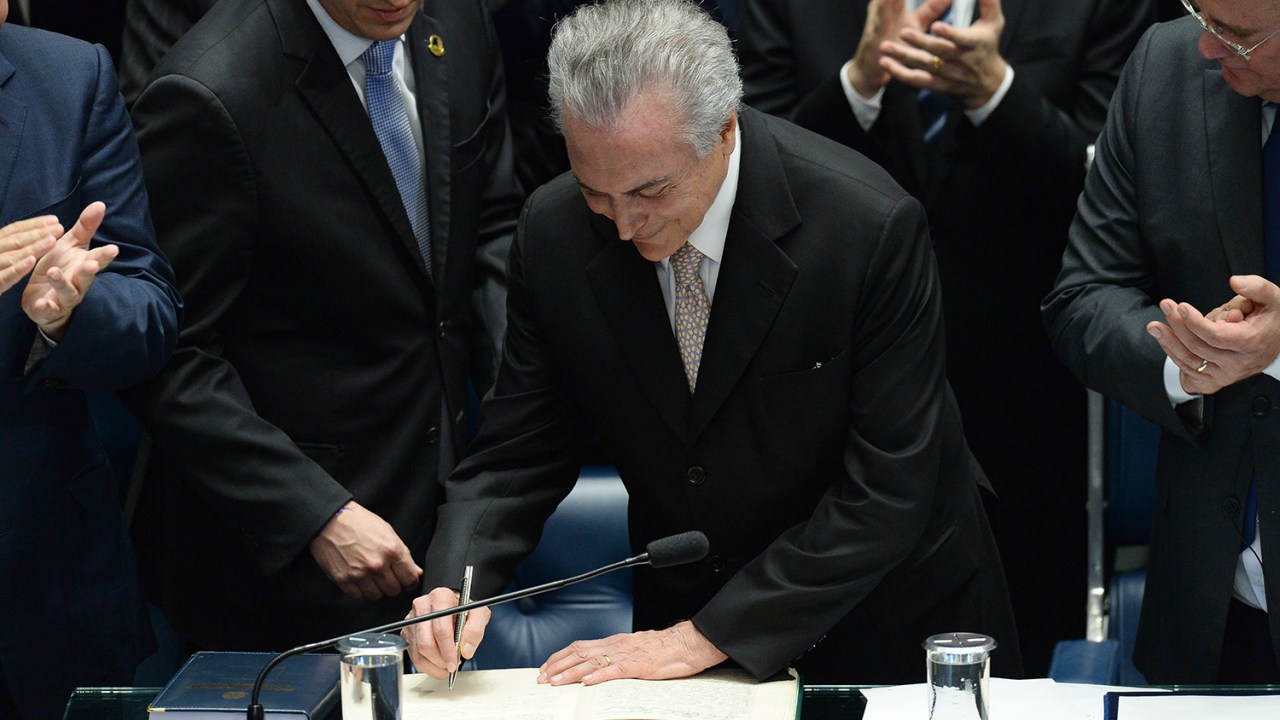 Michel Temer assume presidência da República em Brasília