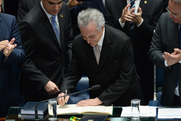 Michel Temer assume presidência da República em Brasília