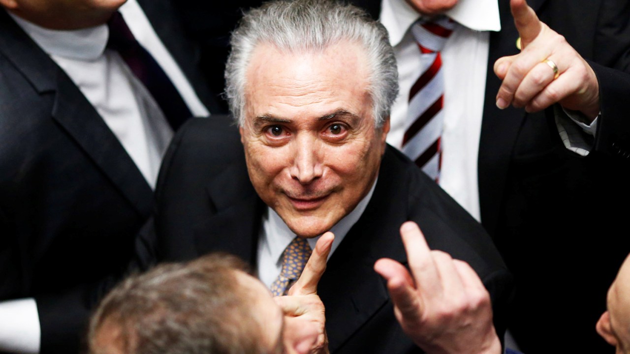 Michel Temer é empossado como presidente da República, em cerimônia realizada no Congresso Nacional, em Brasília (DF) - 31/08/2016