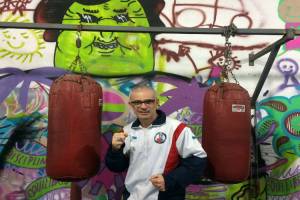 Raff Giglio, o idealizador do centro de treinamento de boxe na favela do Vidigal