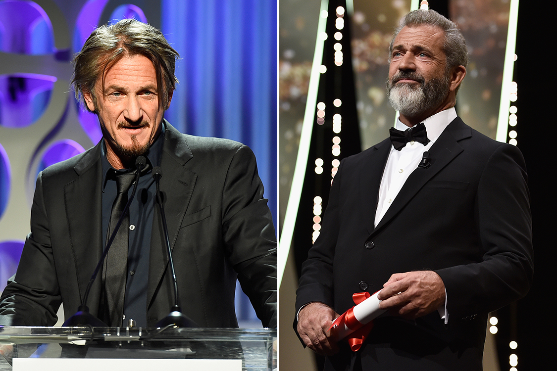 Mel Gibson e Sean Penn vão atuar juntos em filme VEJA
