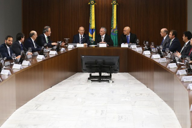 Michel Temer assume a presidência da República após votação do Senado decidir pela destituição de Dilma Rousseff - 31/08/2016