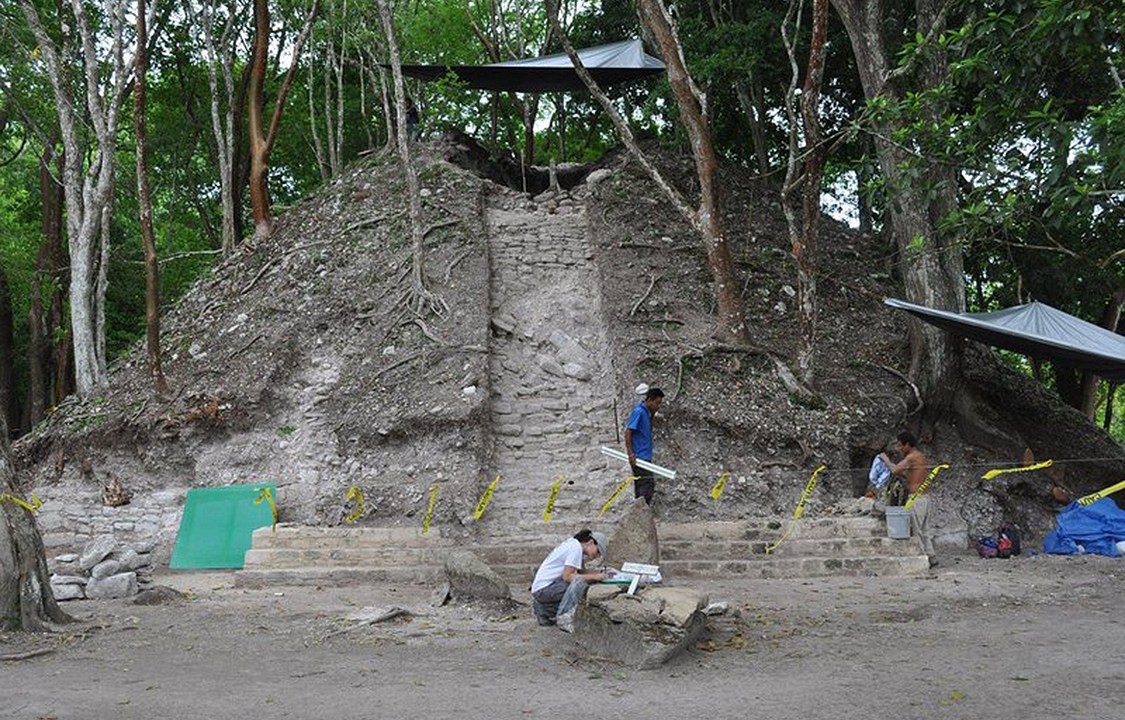 Templo maia descoberto em Belize