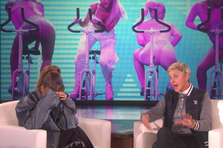Ariana Grande é entrevista por Ellen DeGeneres