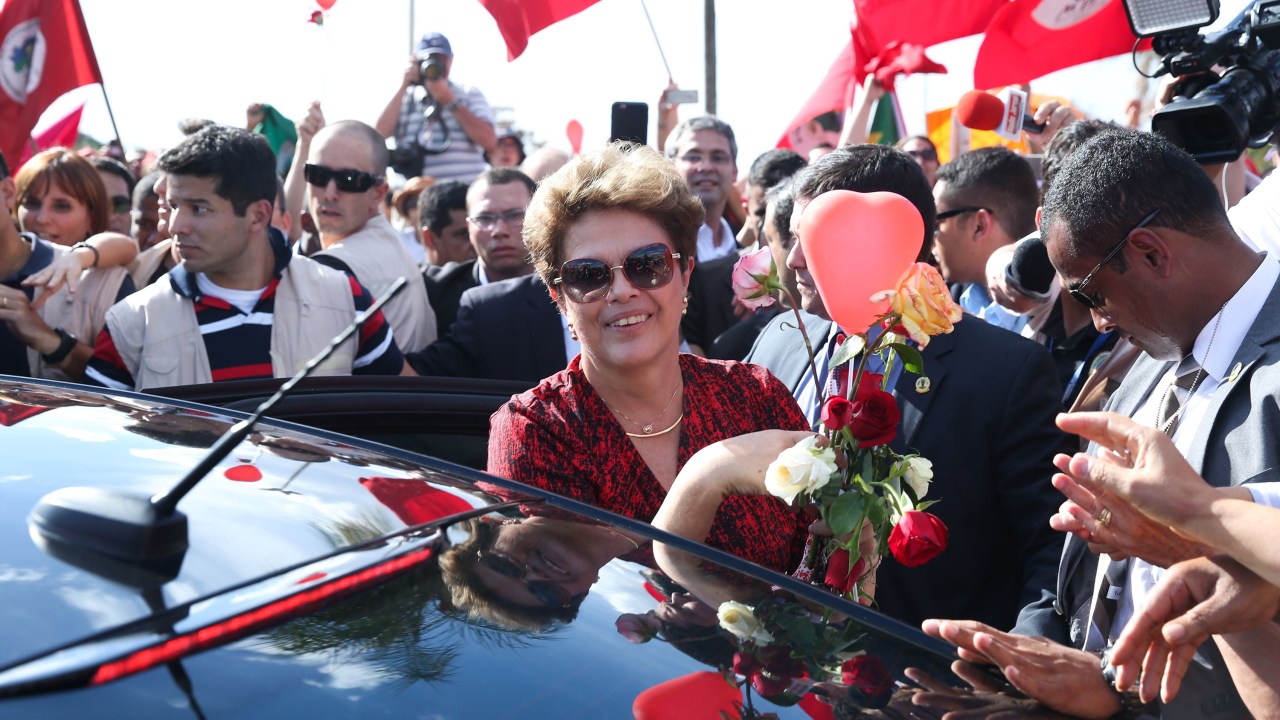 Dilma Rousseff deixa o Palácio da Alvorada em Brasília - 06/09/2016