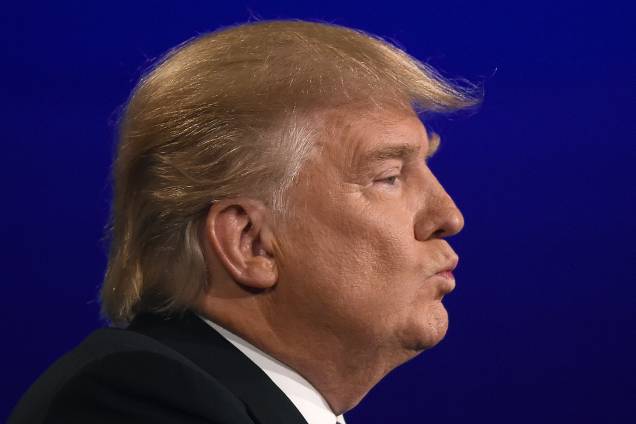 Republicano Donald Trump, candidato à Presidência, durante debate nos Estados Unidos - 26/09/2016