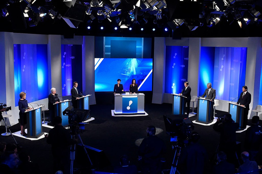 Debate da Rede TV!, em parceria com VEJA, dos candidatos à Prefeitura de São Paulo