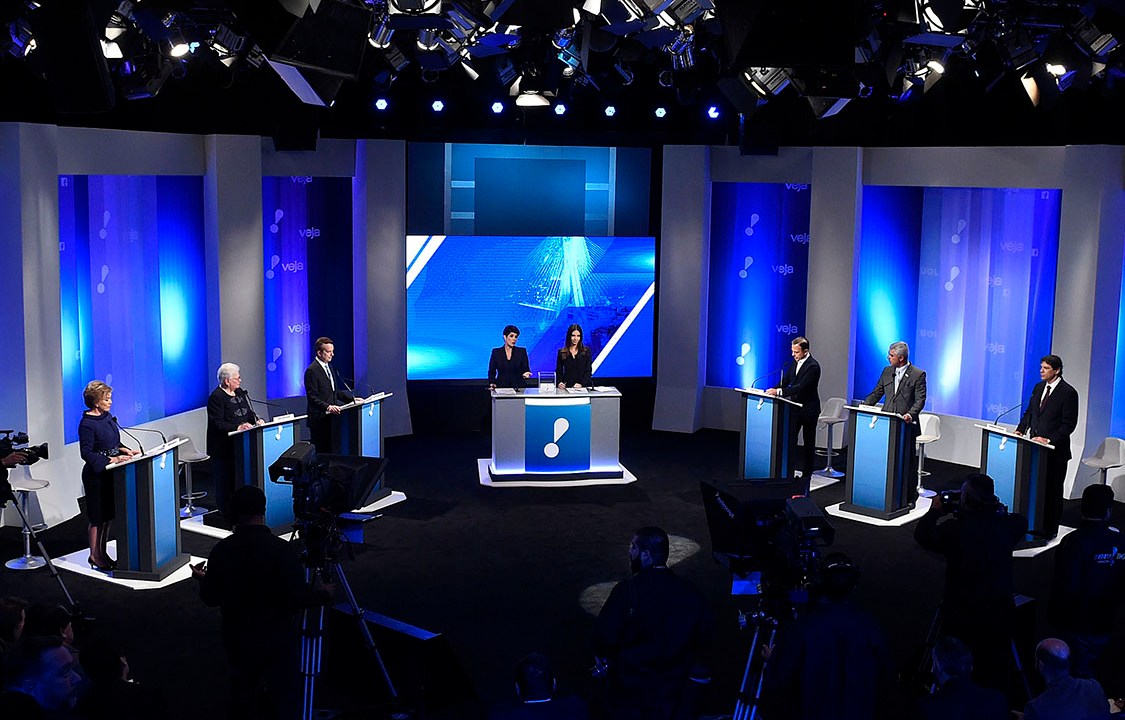 Debate da Rede TV!, em parceria com VEJA, dos candidatos à Prefeitura de São Paulo