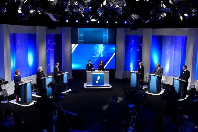Debate da Rede TV em parceria com Veja, dos candidatos à Prefeitura de São Paulo