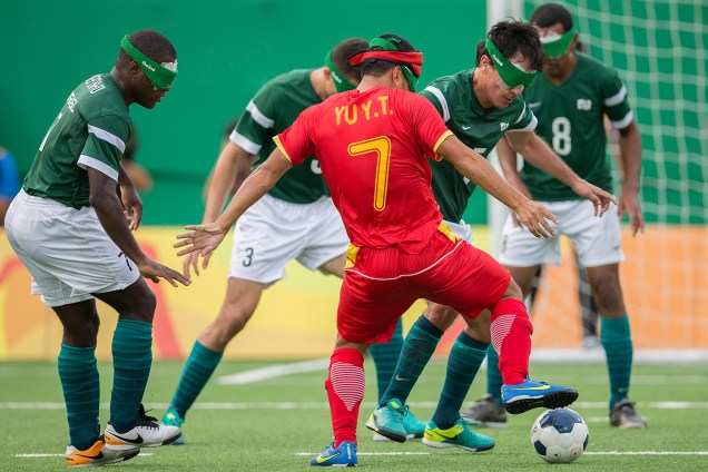 Semifinal do futebol de 5 entre Brasil e China nos Jogos Paralímpicos Rio 2016 - 15-09-2016