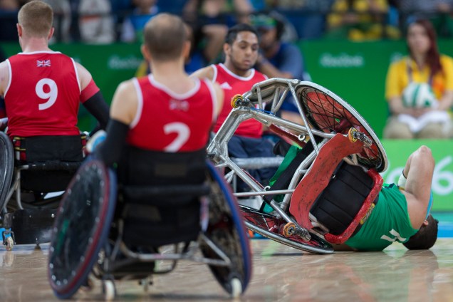 Rugby de cadeira de rodas: Brasil x Grã Bretanha