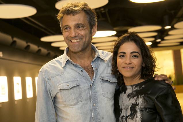 Domingos Montagner e sua mulher, Luciana Lima - O filme "Através da Sombra", de Walter Lima Júnior, está na 39ª Mostra Internacional de Cinema de São Paulo