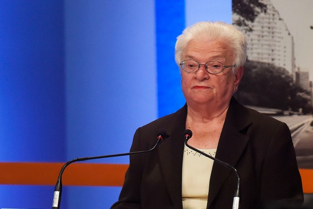 Luiza Erundina durante o debate da TV Gazeta - 18-09-2016