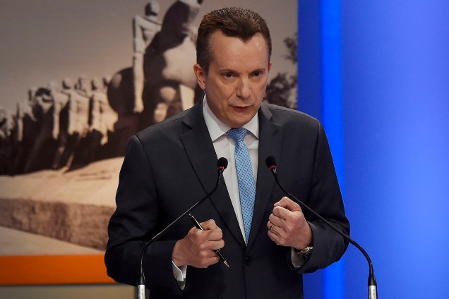 O candidato Celso Russomanno (PRB) durante o debate da TV Gazeta - 18-09-2016