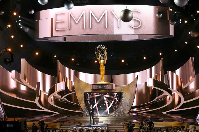 Jimmy Kimme durante a 68ª cerimônia de premiação do Emmy, no Microsoft Theater, em Los Angeles - 18-09-2016