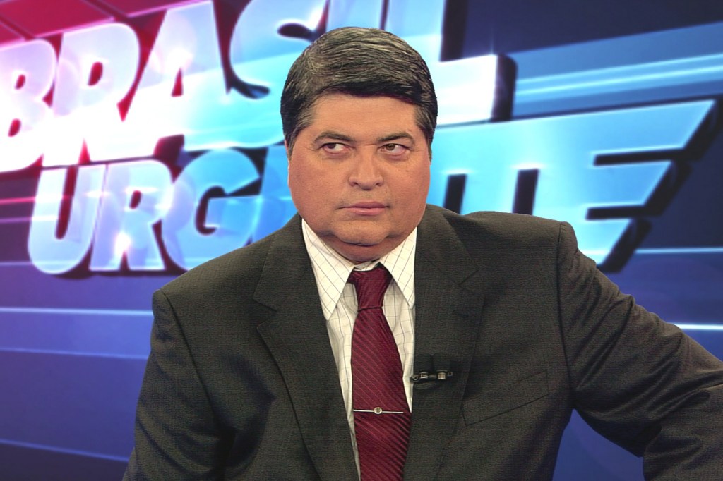 O apresentador da TV Bandeirantes, José Luiz Datena