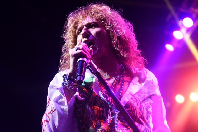 O vocalista da banda Whitesnake, David Coverdale, realiza show no Citibank Hall, zona sul de São Paulo (SP) - 22/09/2016