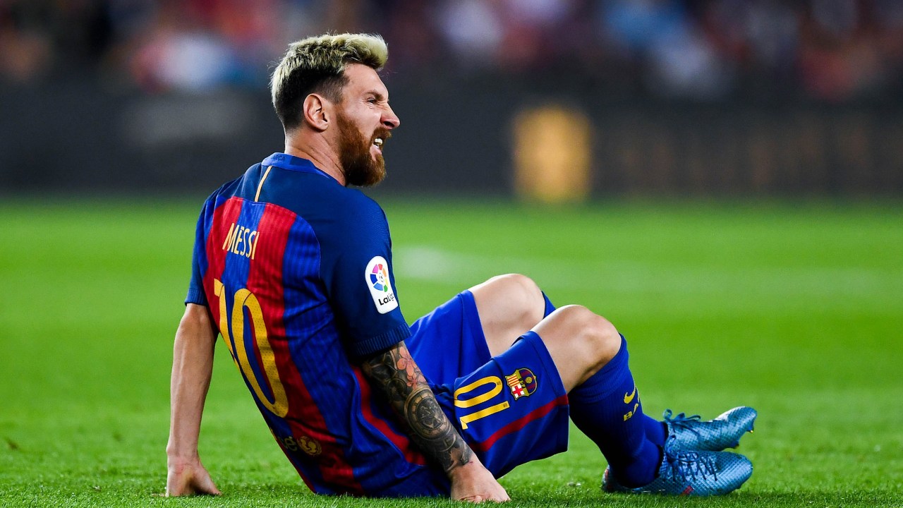 Lionel Messi sofre lesão muscular