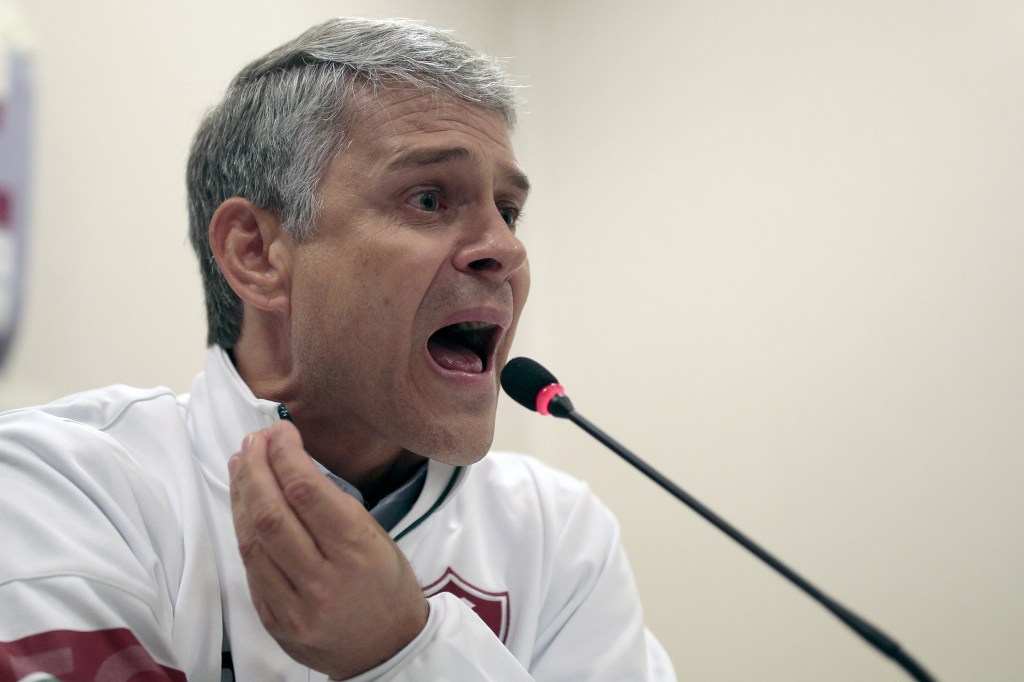 O presidente do Fluminense, Peter Siemsen